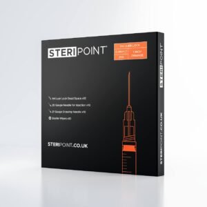 STERIPOINT™ 25G 1″ Orange All-In-One Cycle Pack (3ml Barrel)