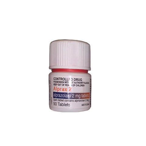Alprax 2 (Alprazolam 2mg) X 50 Tablets