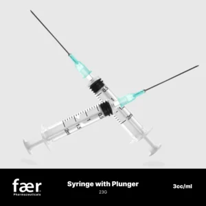 23g 3cc with plunger