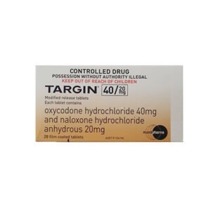 Targin 40/20mg X 28 Tablets