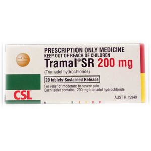 Tramadol 200mg X 20 Tablets